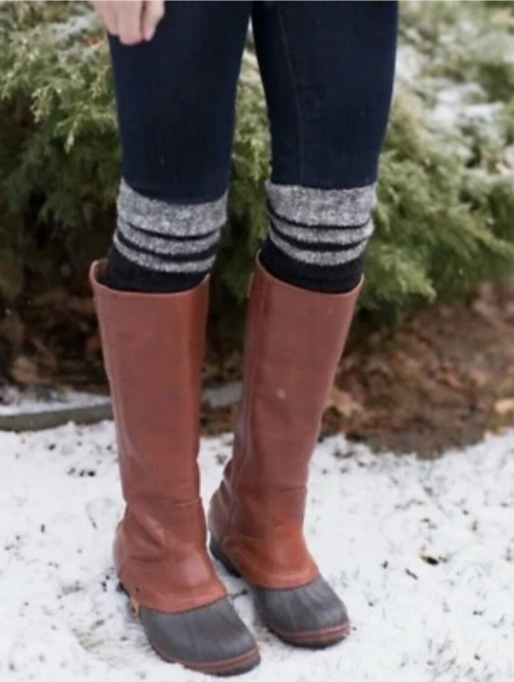 RARE Sorel Slimpack Riding Tall 1st Gen Under-Arch Strap Boots Cinnamon Size 6.5
